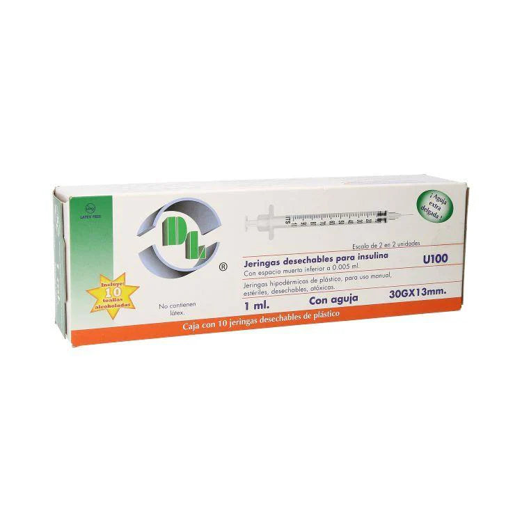 JERINGA DL 1 ML 30X13MM C10