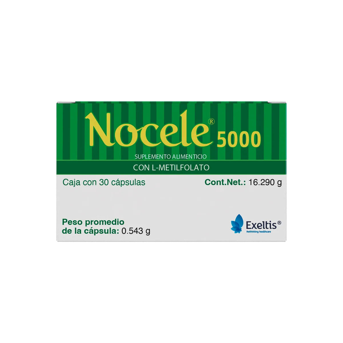 NOCELE 5000 CAJA CON 30 CÁPSULAS