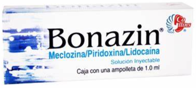 BONAZIN INY. CAJA C/1 AMP. C/1 ML.