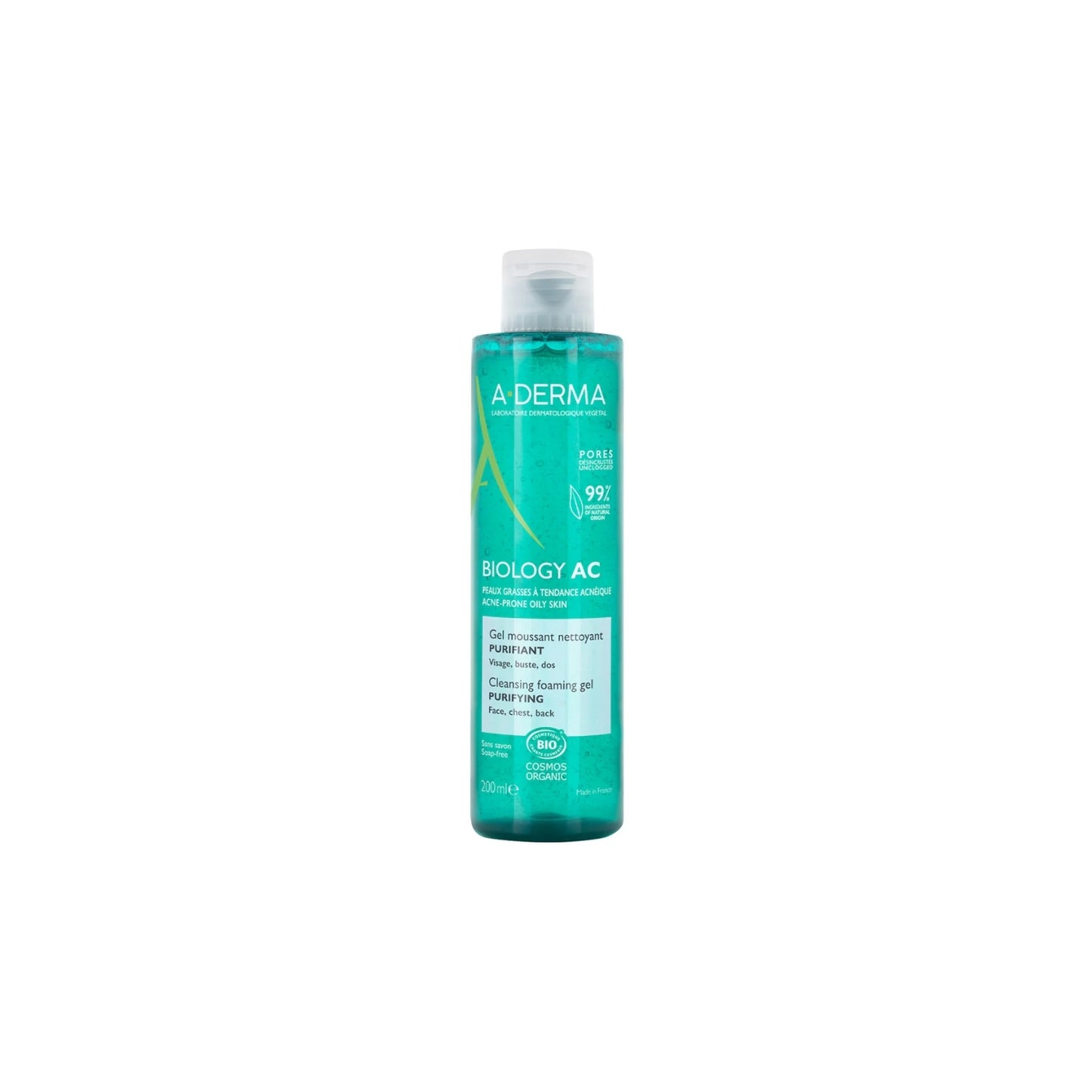 A-DERMA BIOLOGY GEL LIM PUR 200ML