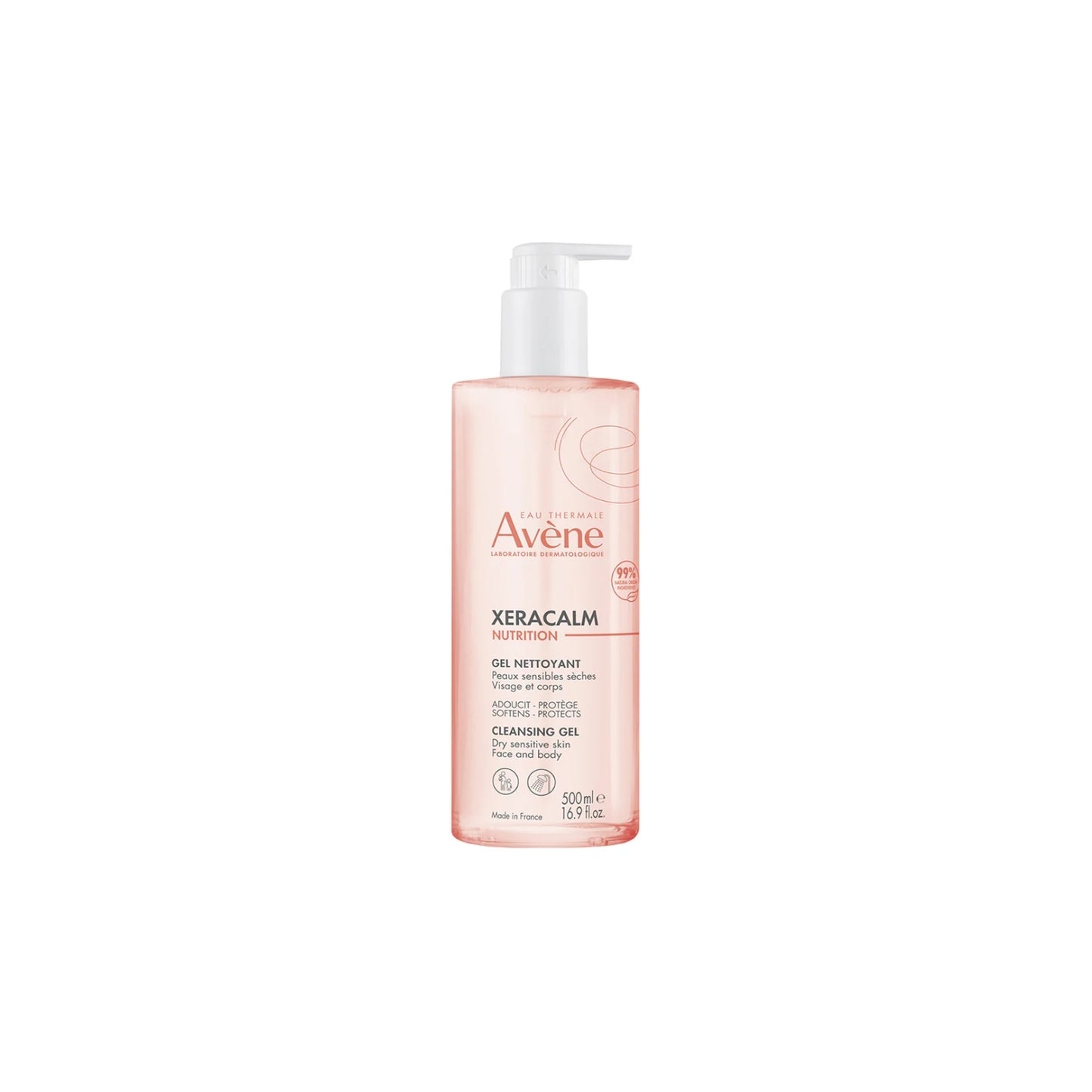 AVENE GEL LIMP XERACAL NUTR 500ML