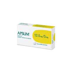 (G) APSUM 12.5/5MG - COM 56