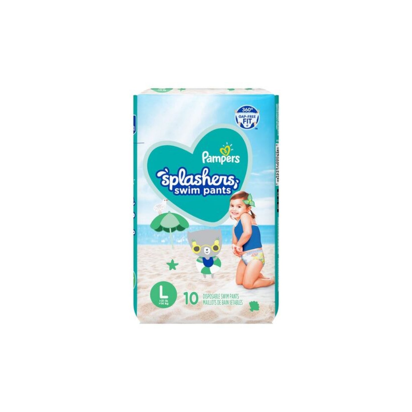 CALZ PAMPERS SPLASHERS L C/10 N