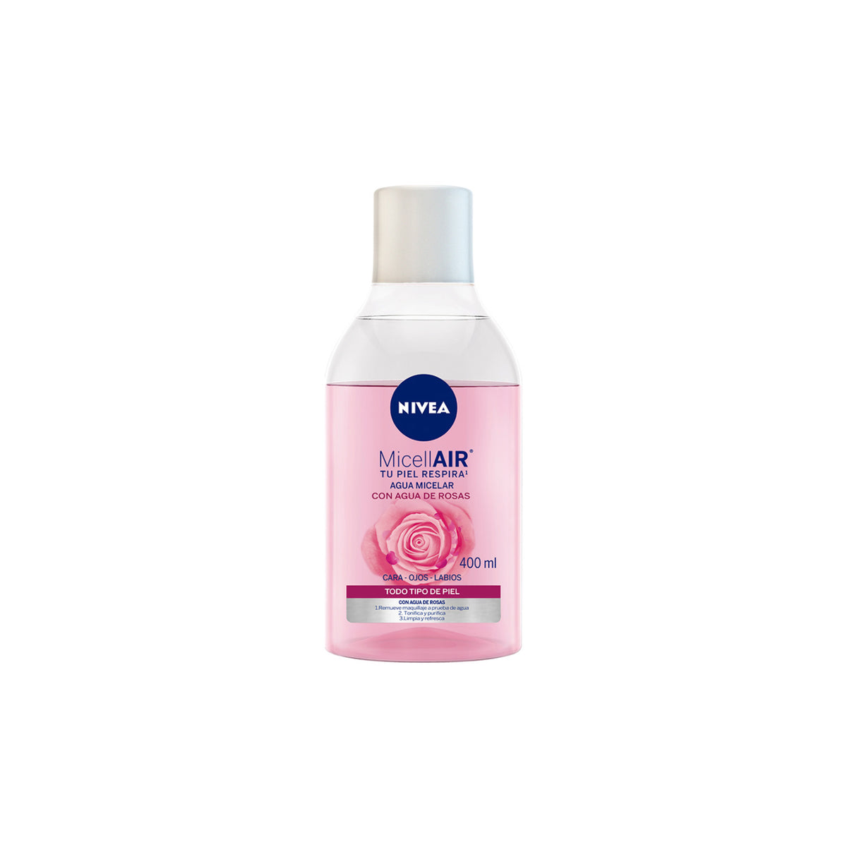 AGUA MICELAR NIVEA ROSAS 400ML