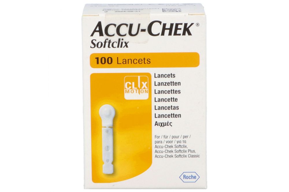 ACCUCHEK SOFTCLIX LANCET - 100