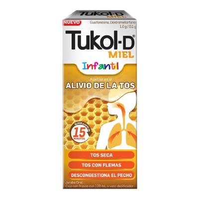 TUKOL-D 1 JARABE MIEL INFANTIL 120 ML