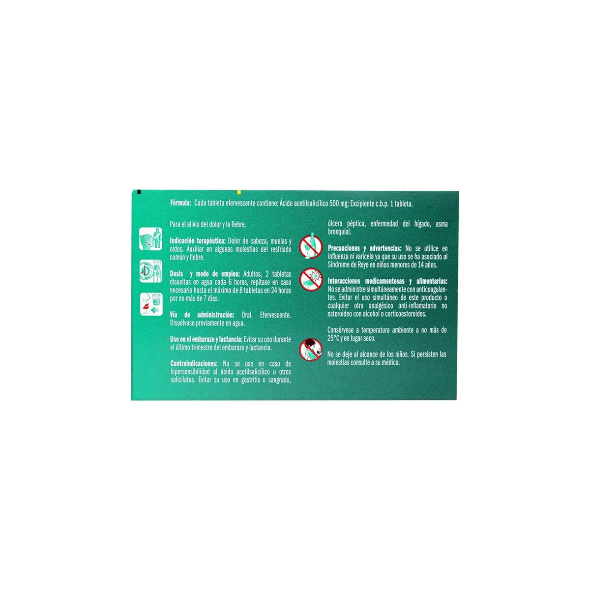 ASPIRINA AD 500 MG 12 TAB EFERV