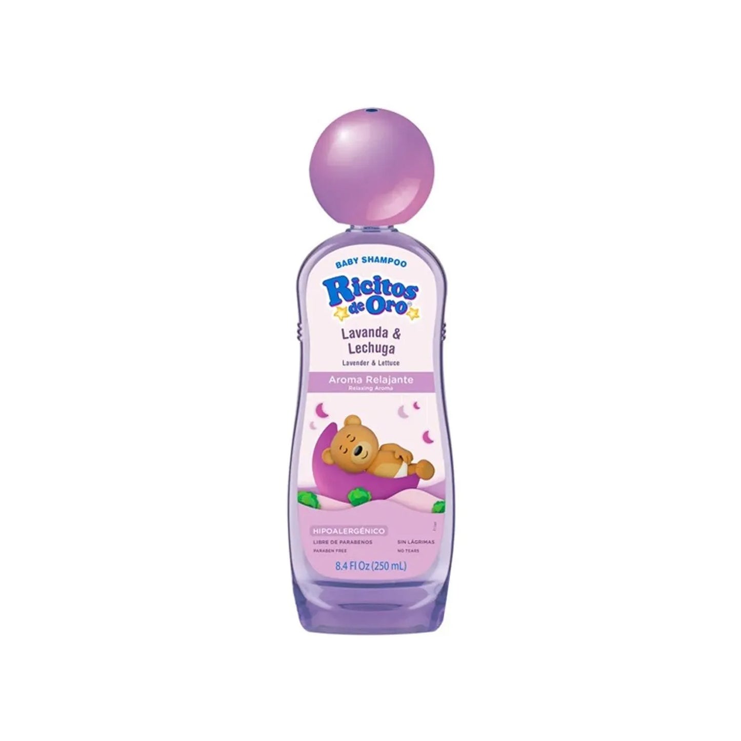 BABY SHAMPOO RICITOS DE ORO LAVANDA LECHUGA ENV. C/250 ML.