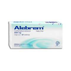 ALEBREM TAB. 550 MG. CAJA C/12