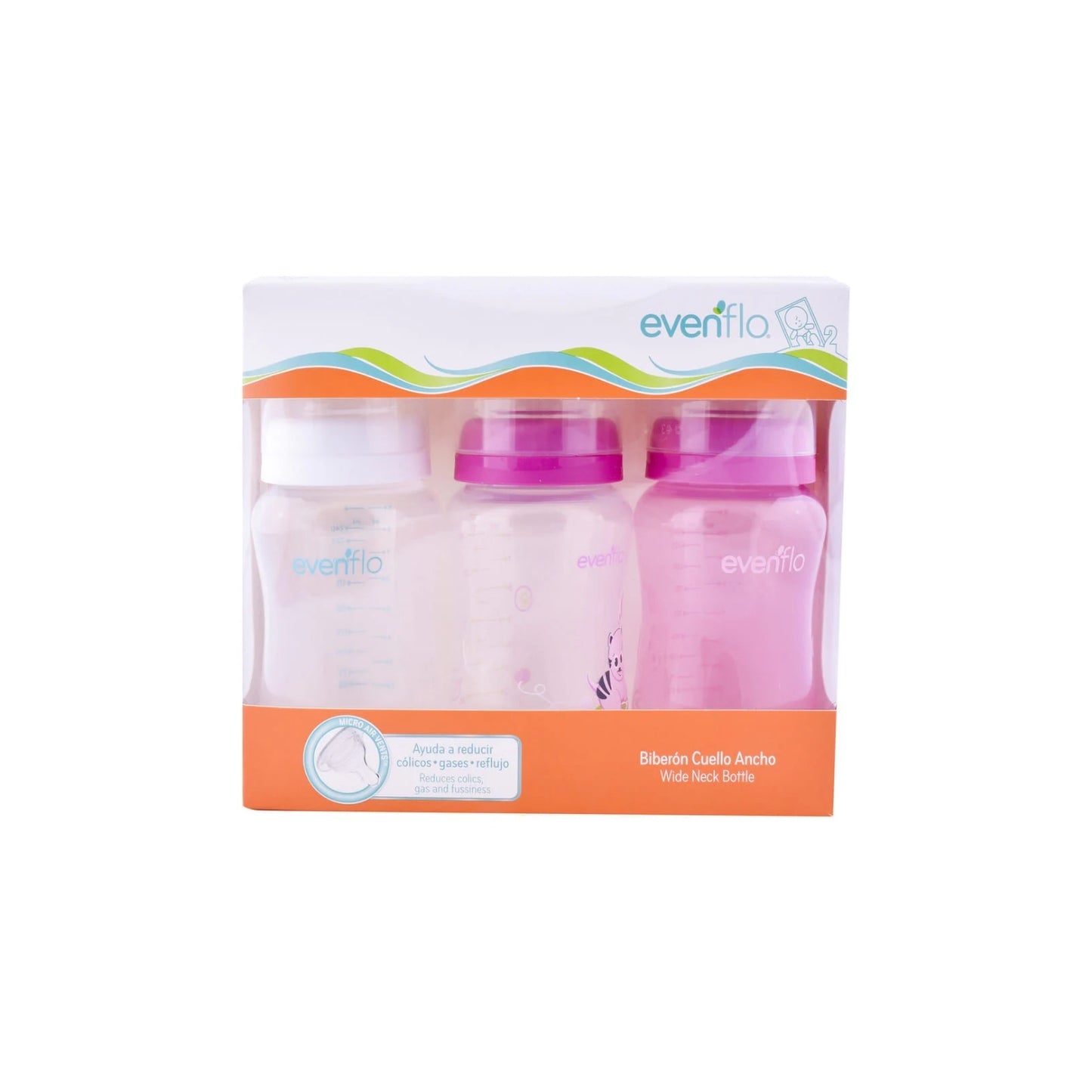 BIB EVENFLO CUELL ANC 9OZ3PAC