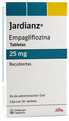 JARDIANZ 25 MG 30 TAB REC