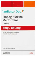 JARDIANZ DUO 5/850MG 60 TAB
