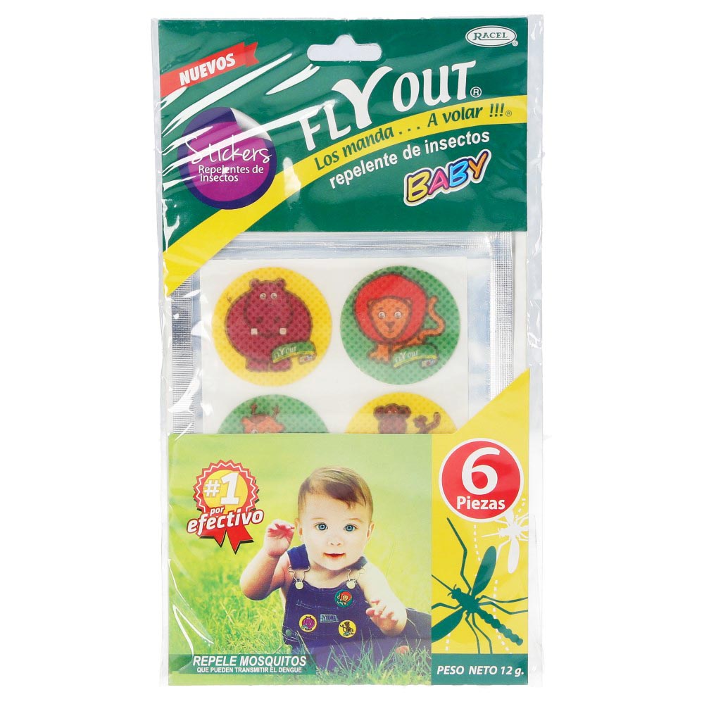 REPEL FLY OUT STICKERS BABY S