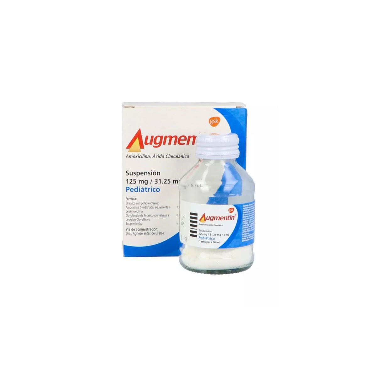 AUGMENTIN 125/31.25MG PED 60MLSUSP