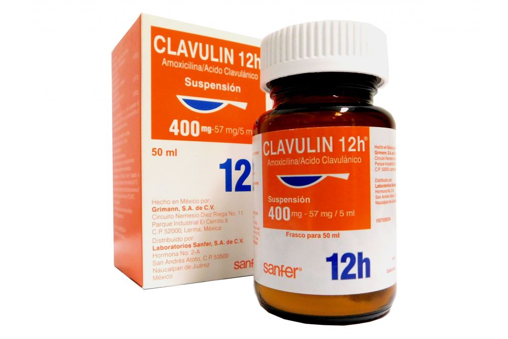 CLAVULIN 12H 400MG SUSP 50ML
