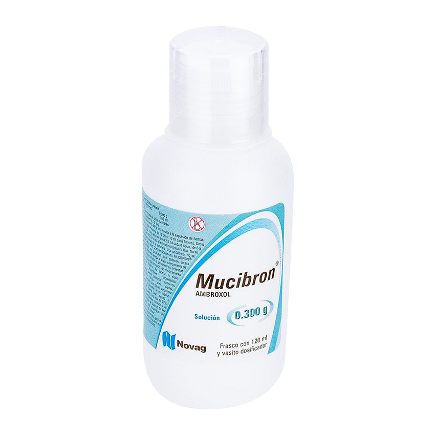 MUCIBRON SOL. CAJA C/FCO. C/120 ML.