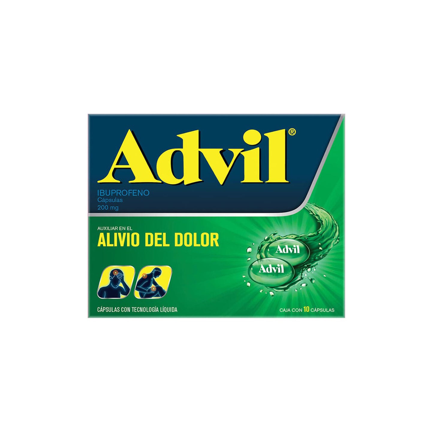 ADVIL FASTGEL 200MG CAP C10