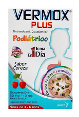 VERMOX PLUS PED 60MG SUSP 10ML