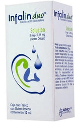 INFALIN DUO 3/0.25MG GTS OTICA 10ML