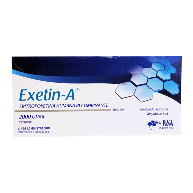 EXETINA 2000UI/ML - SOL 6X1ML