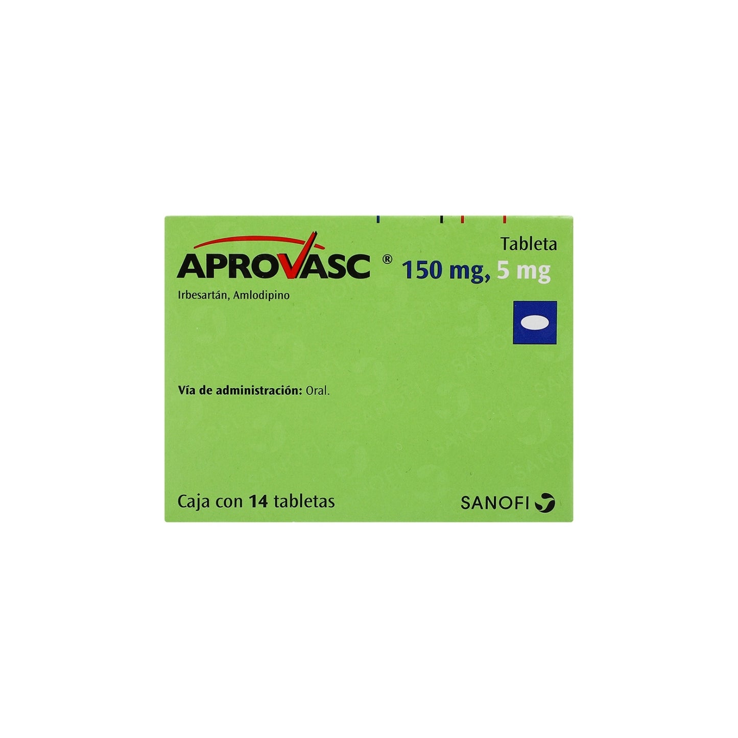 APROVASC 150/5 MG 14 TAB