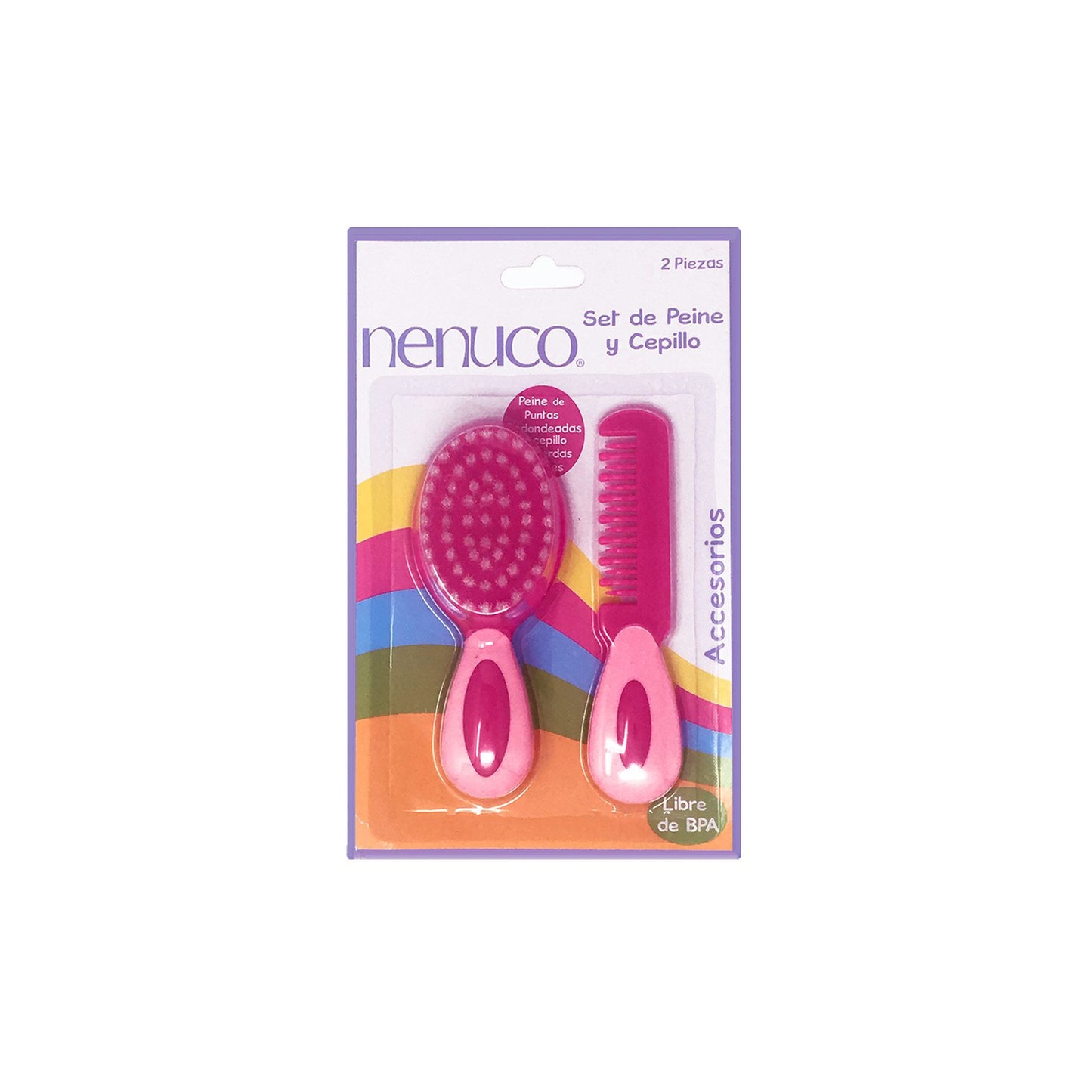 SET PEINE Y CEPILLO NENUCO C/2PZA
