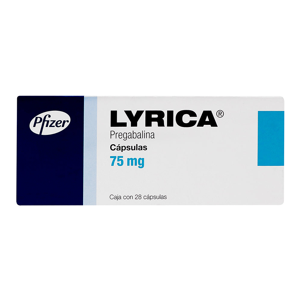 LYRICA 75 MG 28 CAPS