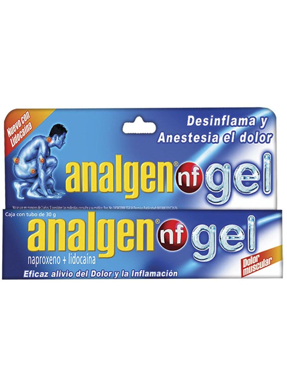 ANALGEN NF GEL CAJA CAJA C/TUBO C/30 G.