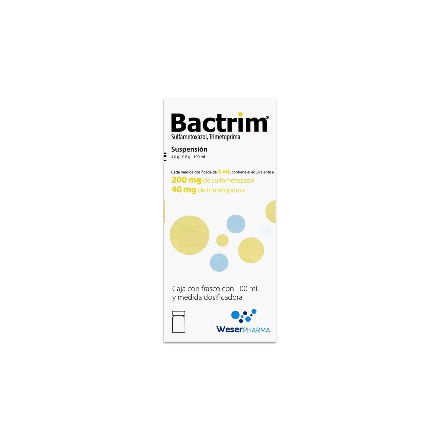 BACTRIM 200/40MG SUSP 100ML
