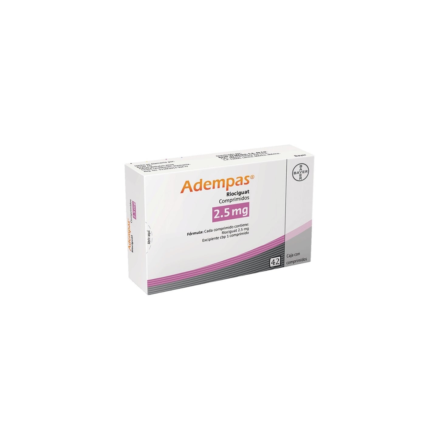 ADEMPAS 2.5 MG 42 CPR
