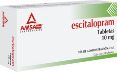 ESCITALOPRAM TAB 10 MG CAJA C28