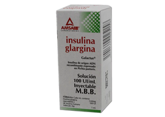 INSULINA GLARGINA SOL INY 100 UI C10 ML