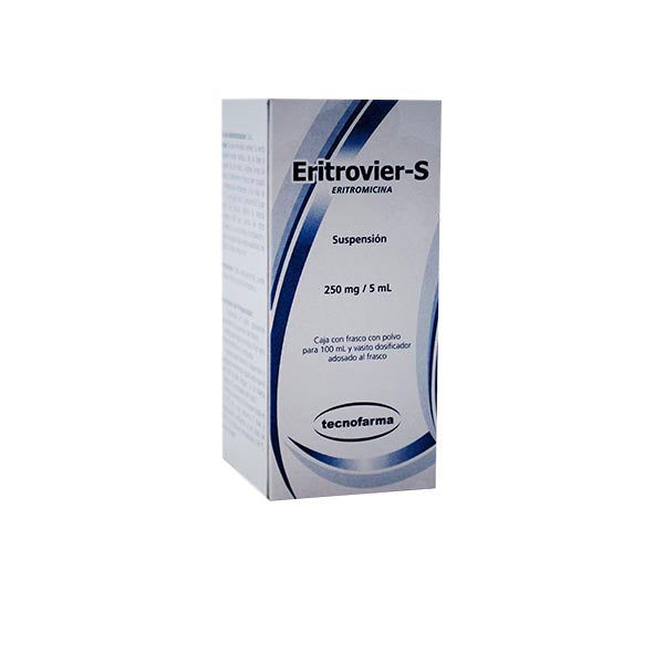ERITROVIER-S SUSP. 250 MG. CAJA C/FCO. C/PVO. P/100 ML.