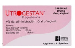 UTROGESTAN 100 MG 15 CAPS