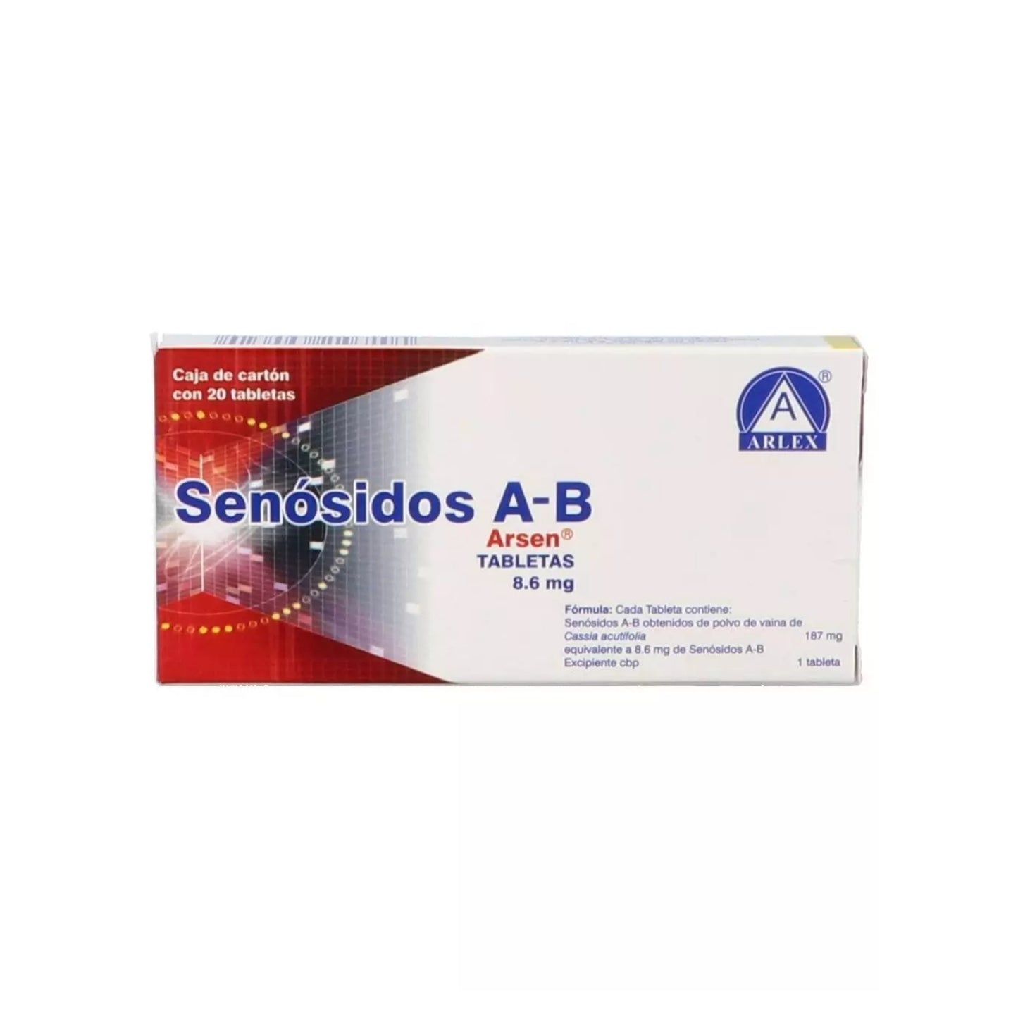 ARSEN (SENOSIDOS A-B) 20 TAB 8.6 MG