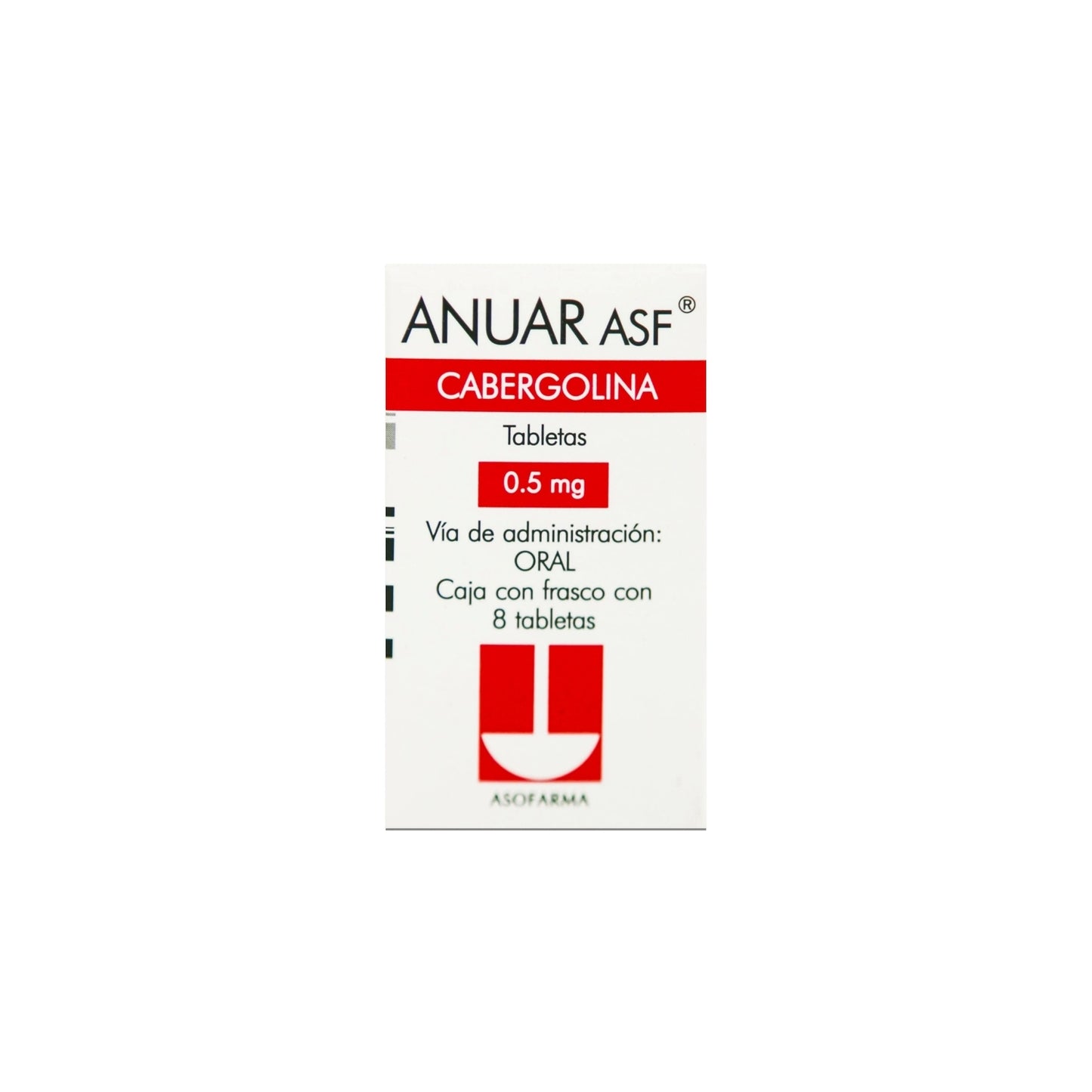 ANUAR ASF 0.5 MG 8 CPR