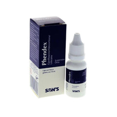 PHENDEX SUSP. OTICA CAJA C/ FCO. GOTERO C/10 ML.
