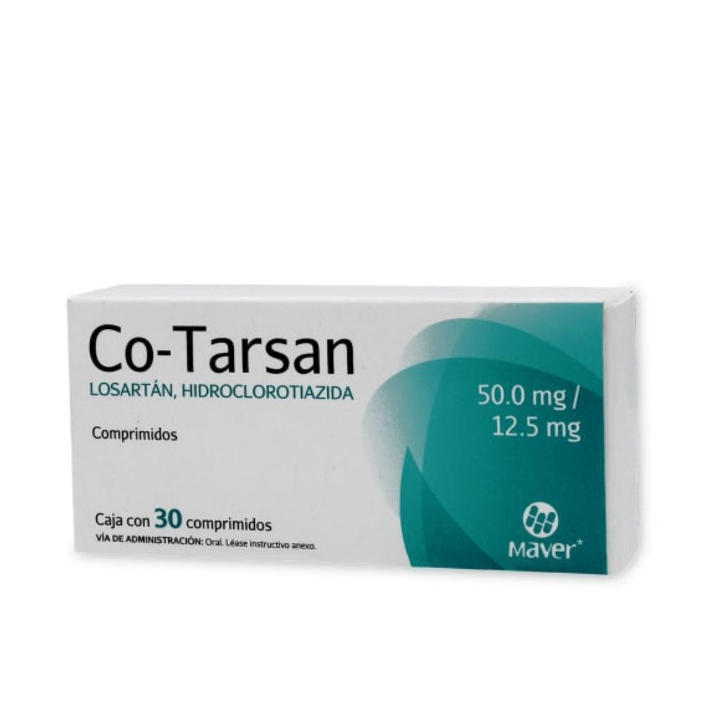CO-TARSAN COMPR. 50/12.5 MG. CAJA C/30