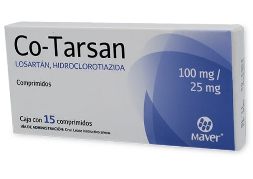 CO-TARSAN COMPR. 100/25 MG. CAJA C/15
