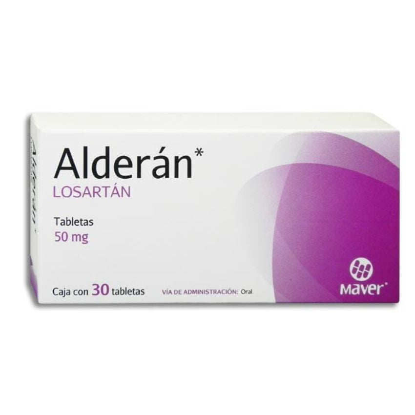 ALDERAN TAB. 50 MG. CAJA C/30