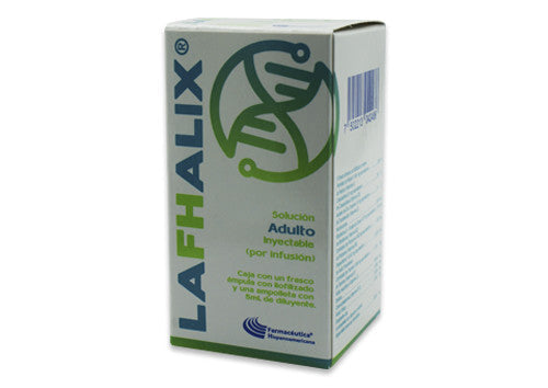 LAFHALIX SOL. INY. CAJA C/FCO. AMP. C/LIOF. Y AMP. C/5 ML. DILUYENTE