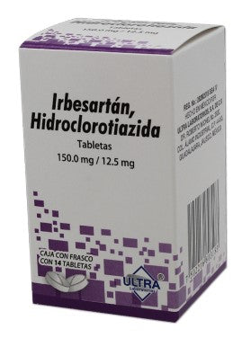 IRBESARTAN, HIDROCLO 14 TAB 150/12.5 MG