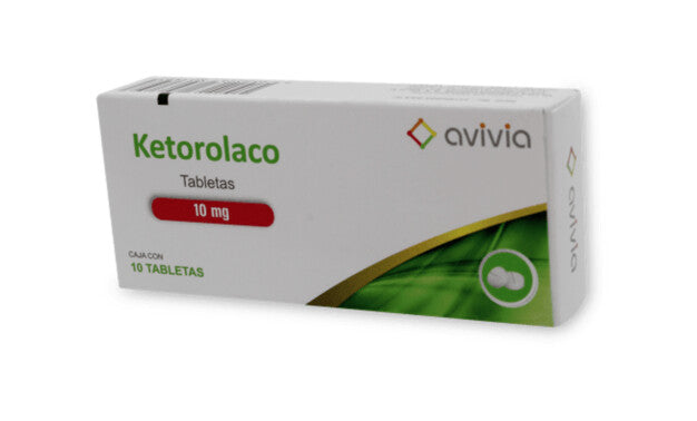 KETOROLACO TROMETAMINA TAB. 10 MG. CAJA C/10