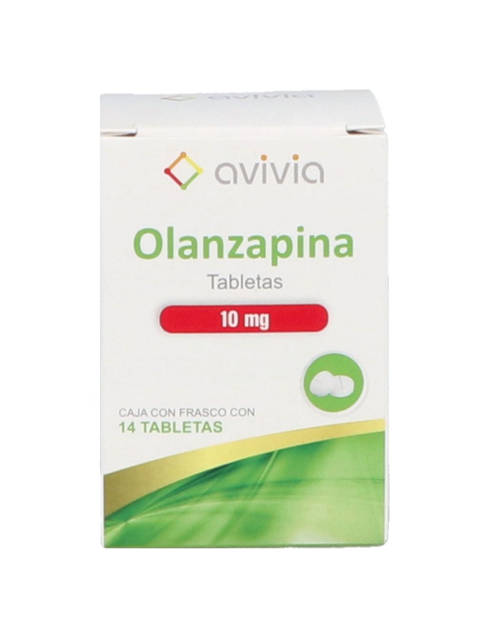 OLANZAPINA 10MG FCO 14 TAB LGEN