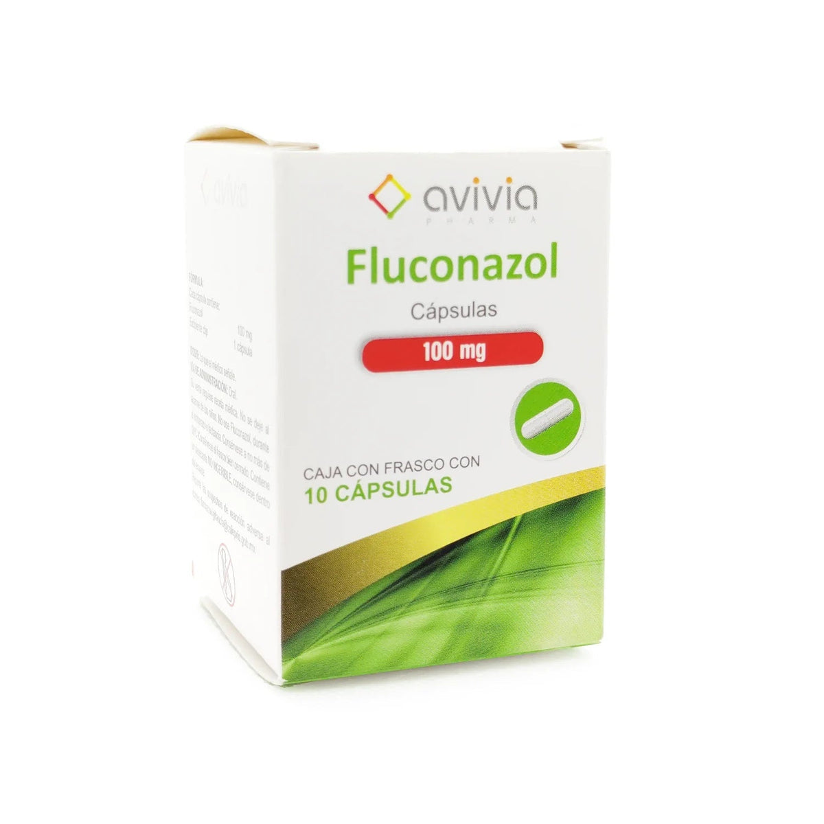FLUCONAZOL 10 CAPS 100MG