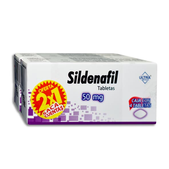 SILDENAFIL 50MG 4TAB 2X1 LGEN