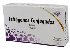 ESTROGENOS CONJUGADOS 0.625MG C/28 TAB