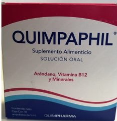 QUIMPAPHIL SOL. INGERIBLE CAJA C/10 AMP. C/5 ML. (CHOLAL)