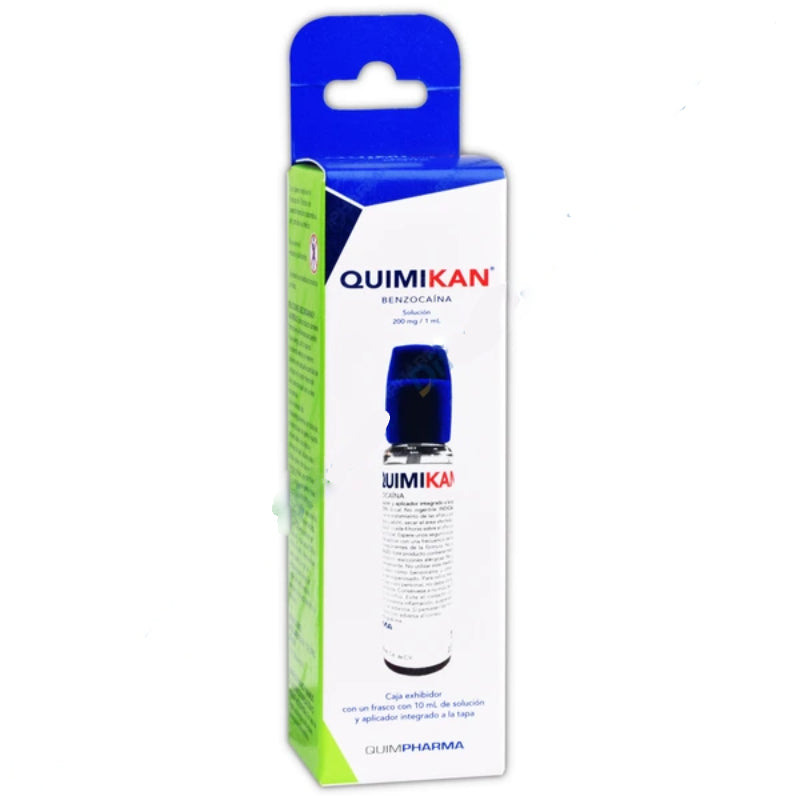 QUIMIKAN SOL. 200 MG / 1ML. FCO. C/10 ML. (BENZOCAINA)