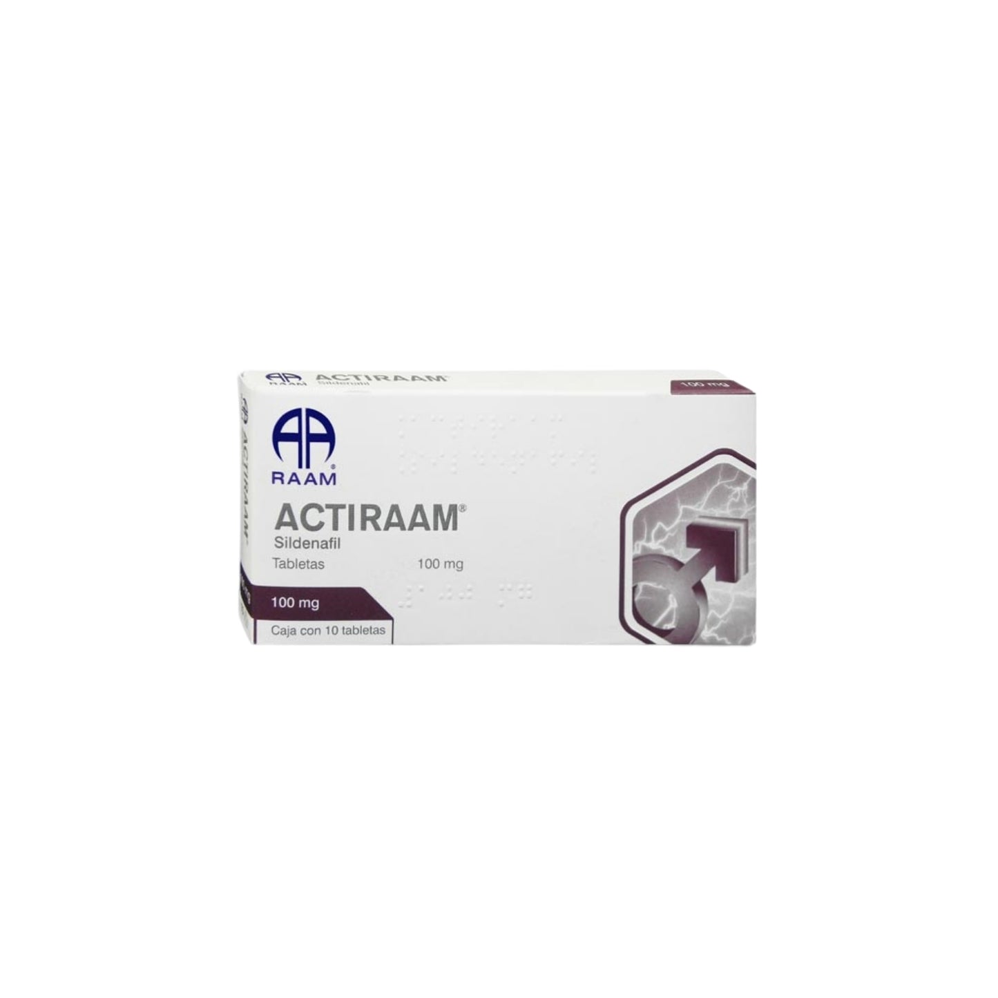 ACTIRAAM 10 TAB 100 MG